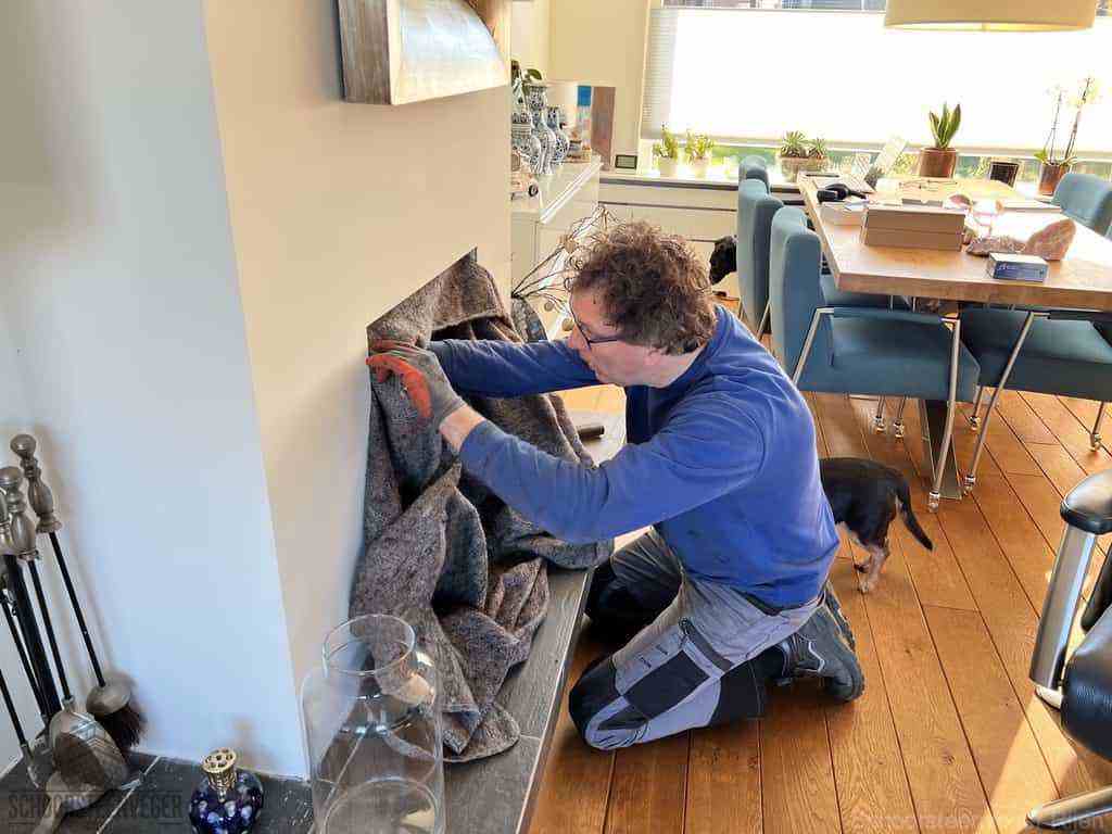 Schouwveger Rijen kleed schoorsteenreiniger Schouwveger Rijen kleed schoorsteenreiniger